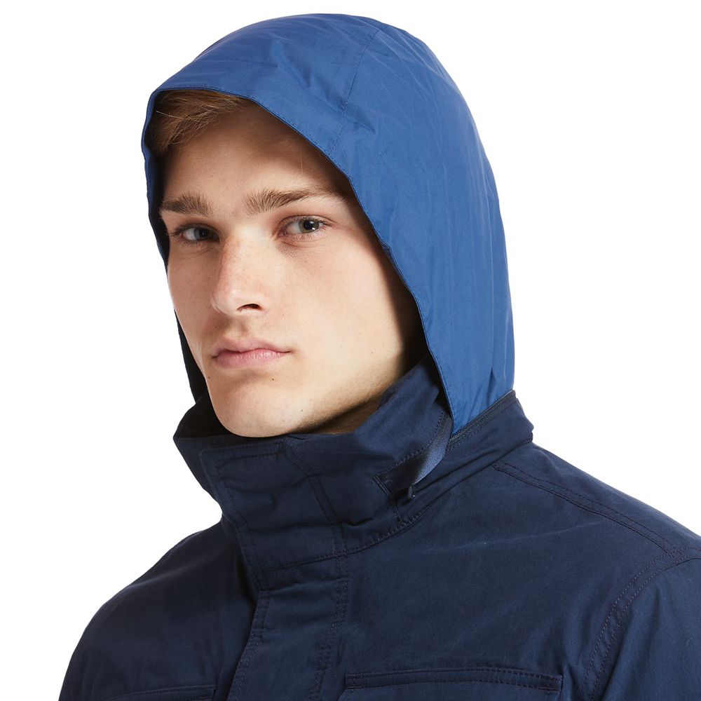 Timberland Mens Jackets Snowdon Peak 3-in-1 M65 Waterproof - Navy - India WR3420791